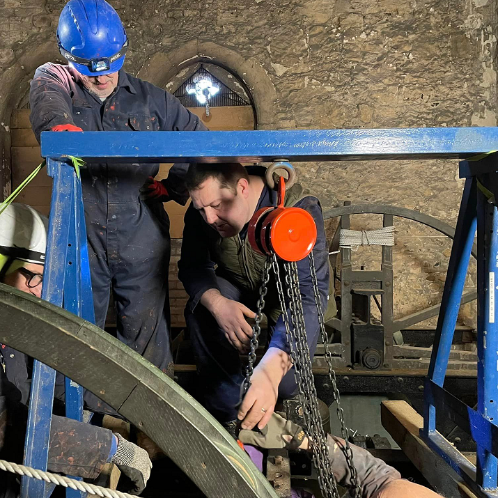 Assist a bell hanger